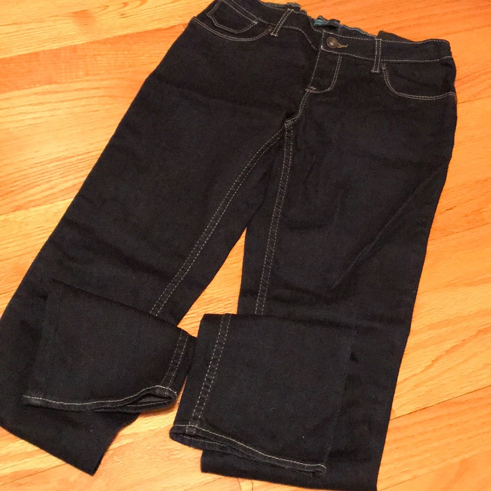 Levi’s dark wash straight leg jeans